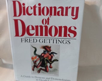 Wörterbuch der Demons von Fred Makings, Occult Lore (1988 Hardcover)