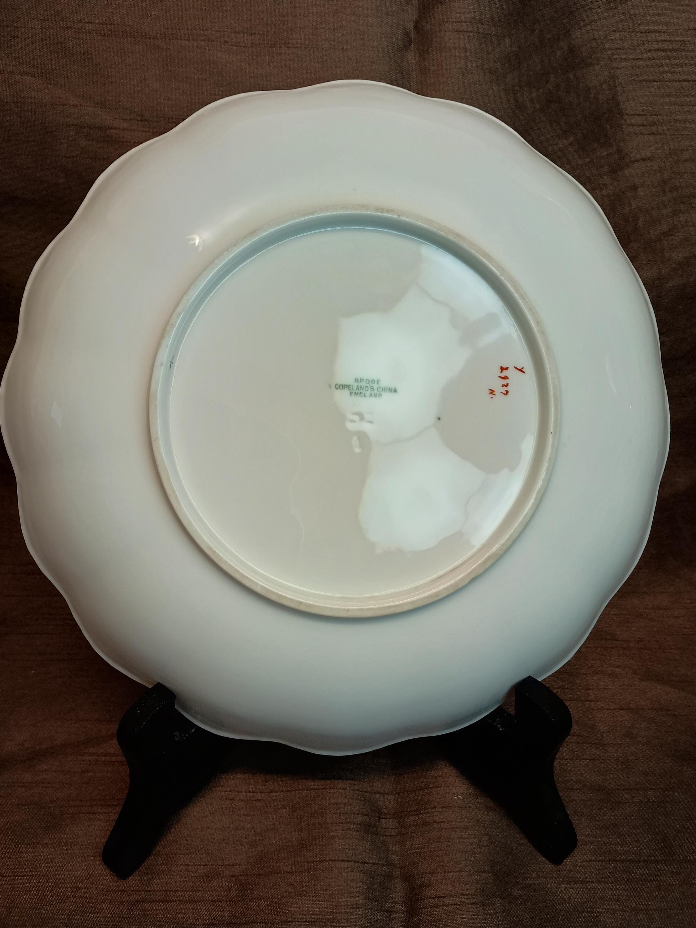 Antique Extremely Rare Spode Copelands China Birds of Paradise