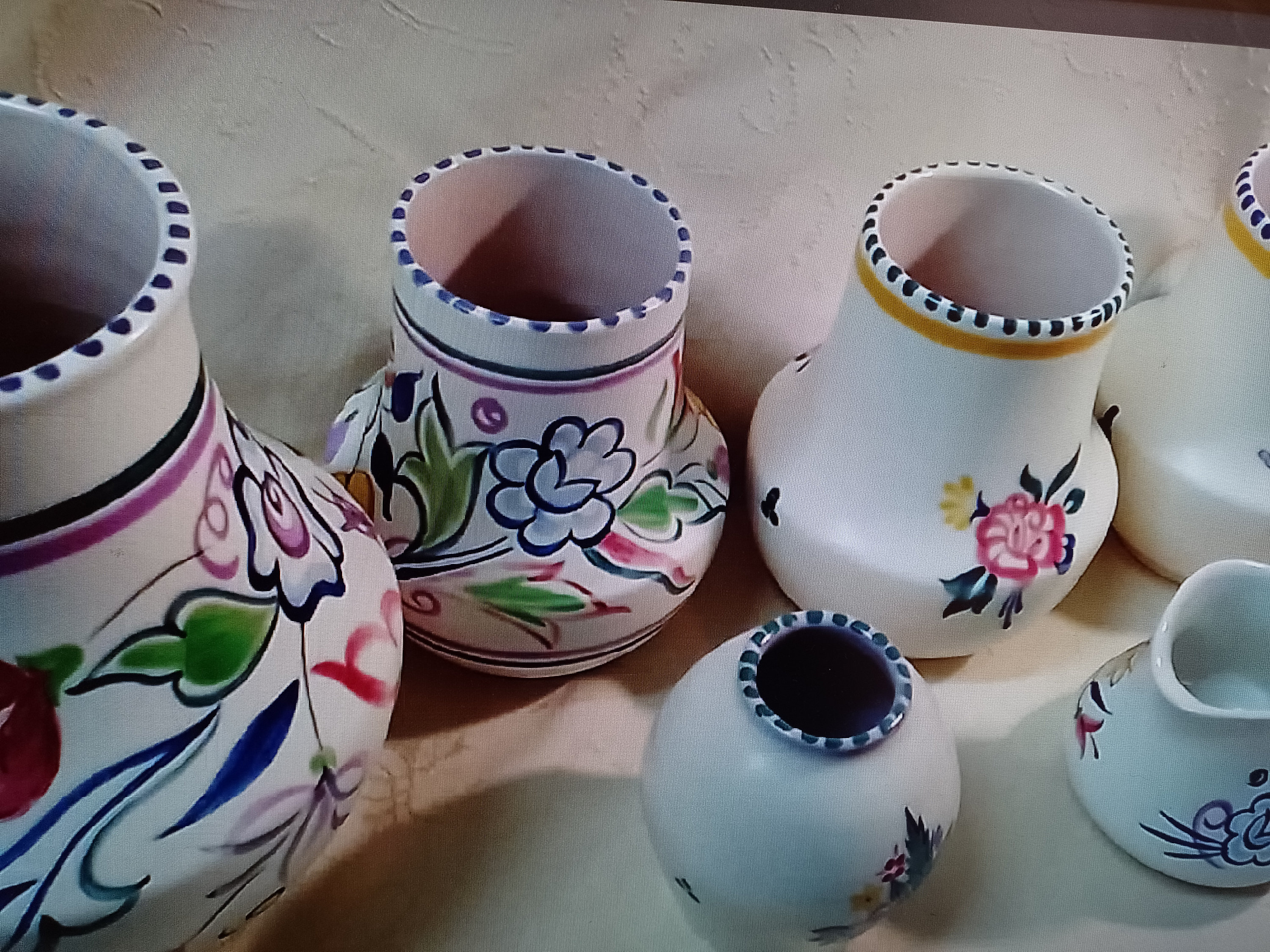 VINTAGE POOLE POTTERY. 1920s to 1950s. Myrtle Bond. Hand Painted