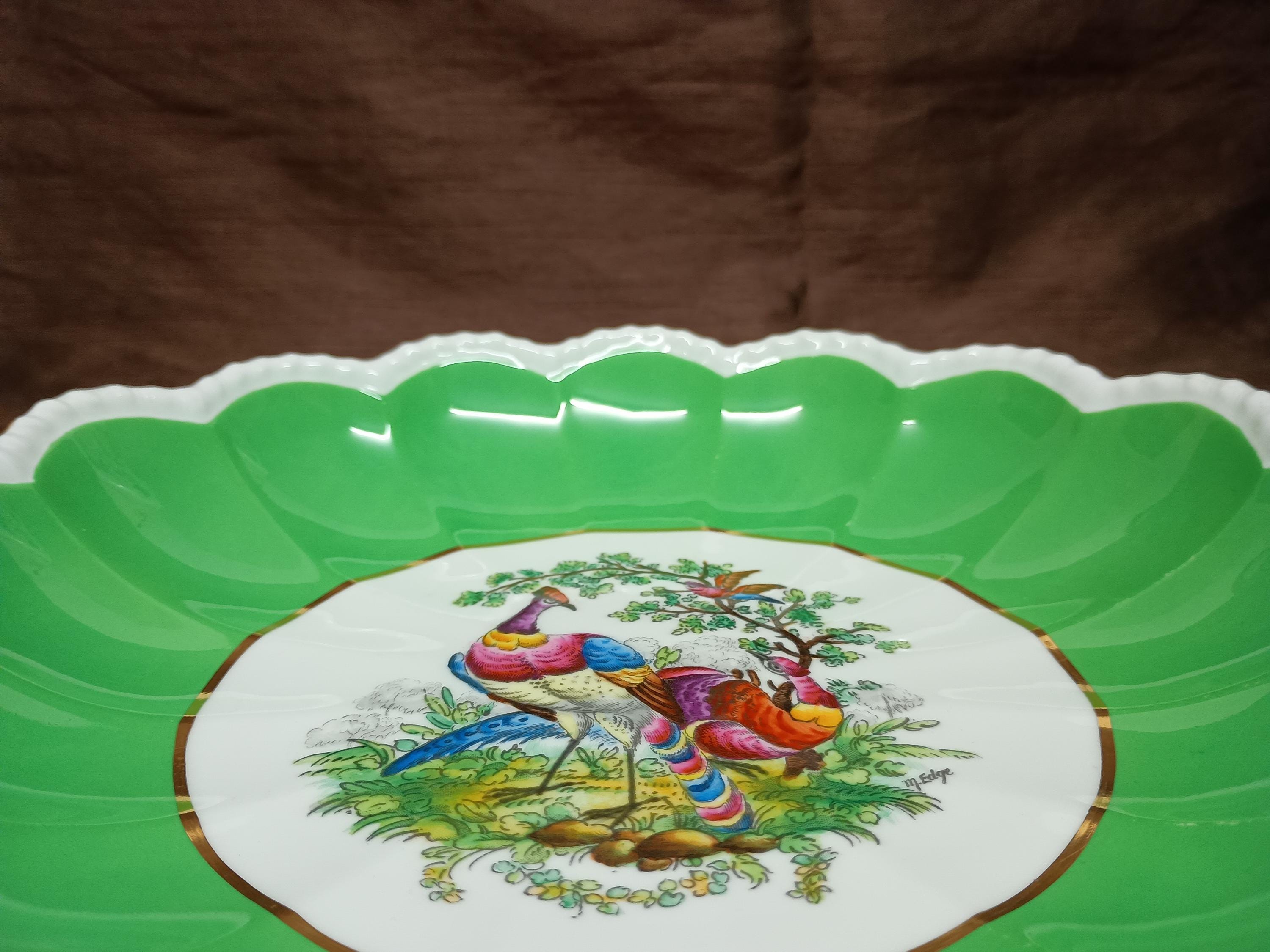 Antique Extremely Rare Spode Copelands China Birds of Paradise