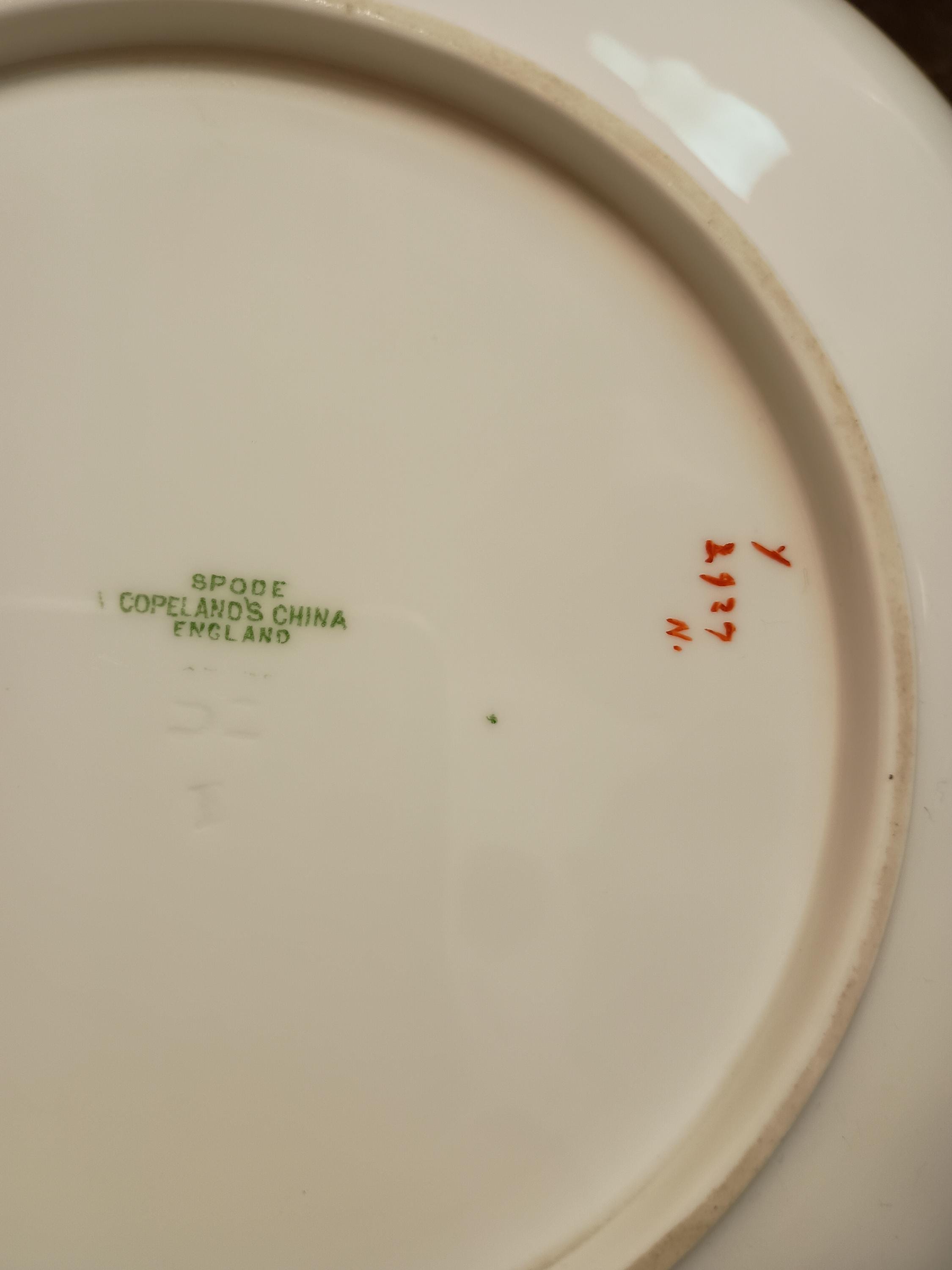 Antique Extremely Rare Spode Copelands China Birds of Paradise