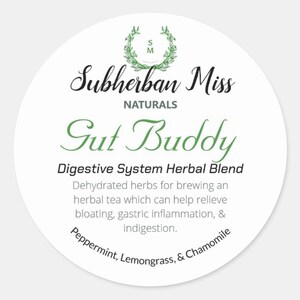Gut Buddy Loose Tea Blend ~ .5 oz.