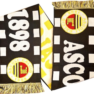 scarf ascoli fc club calcio italy calcio football gift soccer gift