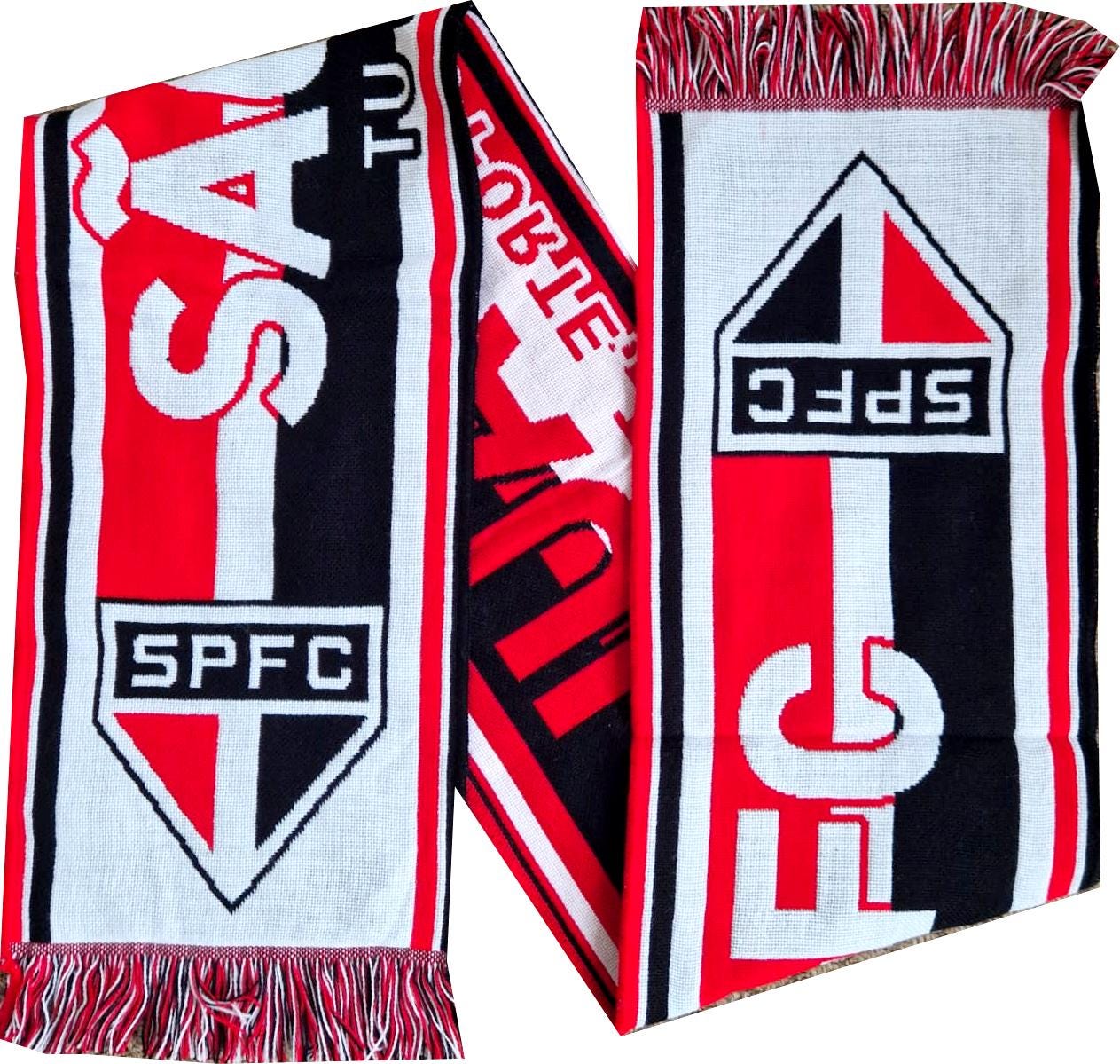 scarf sao paulo club brazil calcio football gift soccer gift