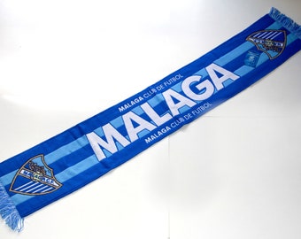 scarf malaga club spain calcio football gift soccer gift