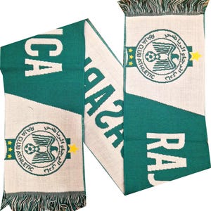 scarf raja casablanca morocco arabe clubs calcio football gift soccer gift