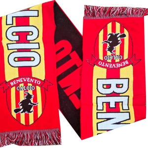 scarf forza benevento calcio club calcio italy calcio football gift soccer gift