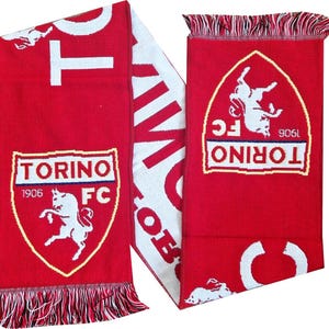 scarf torino fc club calcio italy calcio football gift soccer gift