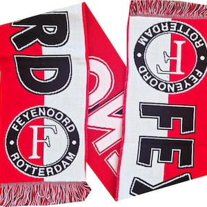 scarf fayenoord holland club calcio football gift soccer gift
