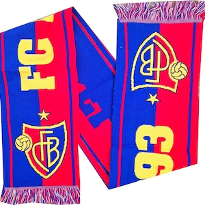 scarf futssballclub basel Switzerland club spain calcio football gift soccer gift