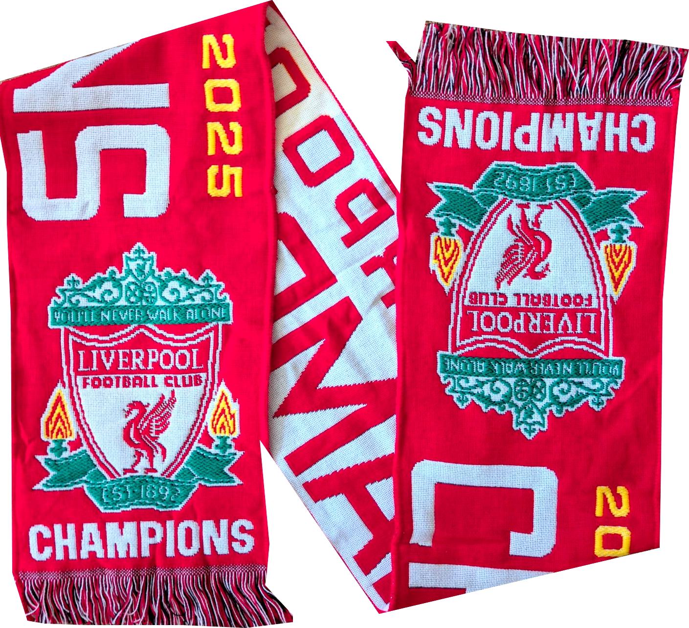 Écharpe Officielle Liverpool FC - Rayures Supporters 100% Acrylique - 7