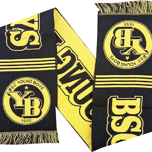 scarf bsc young boys club Switzerland  calcio football gift soccer gift