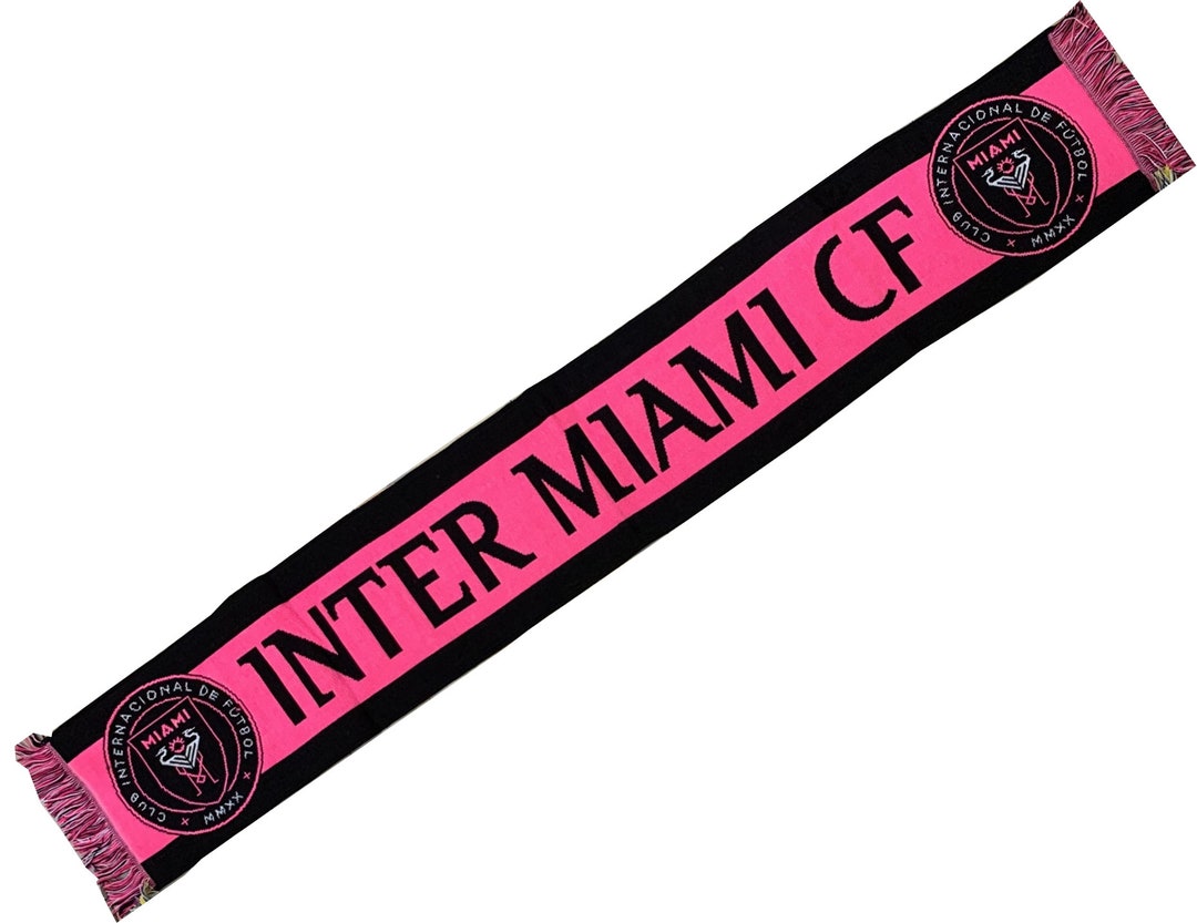 Scarf Inter Miami Lionel Messi Usa America Calcio Football - Etsy