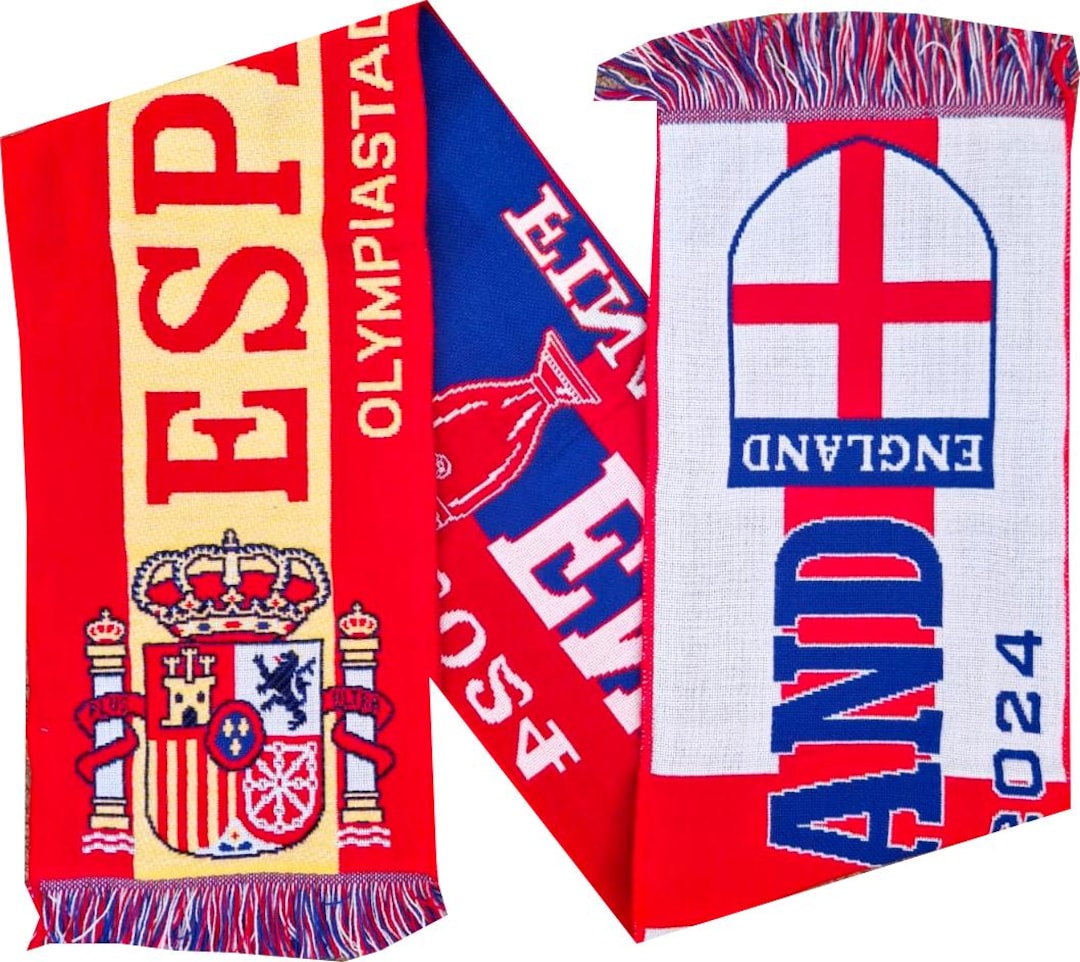Écharpe de supporter de l'équipe nationale d'Angleterre pour