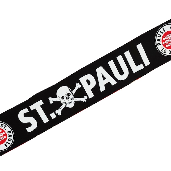 scarf st pauli germany deutschland calcio football gift soccer gift