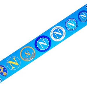 scarf napoli evolution  champion winner club calcio italy calcio football gift soccer gift