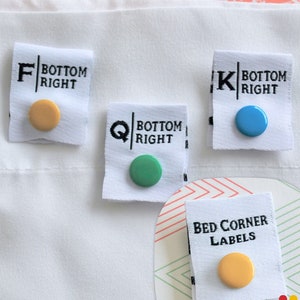 Bed Sheet Tags, Laundry Hack, Good Housekeeping Gift, Bed Sheet Size Organizer, Linen Closet Organization, Labels for Fitted Bed Sheets