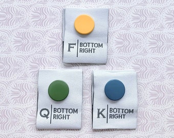 Bed Sheet Size Labels: Woven Bedding Organizer Tags