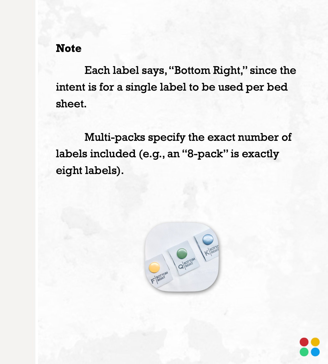 Bed Sheet Labels: Easy Bed Making, Laundry Organization - Etsy UK