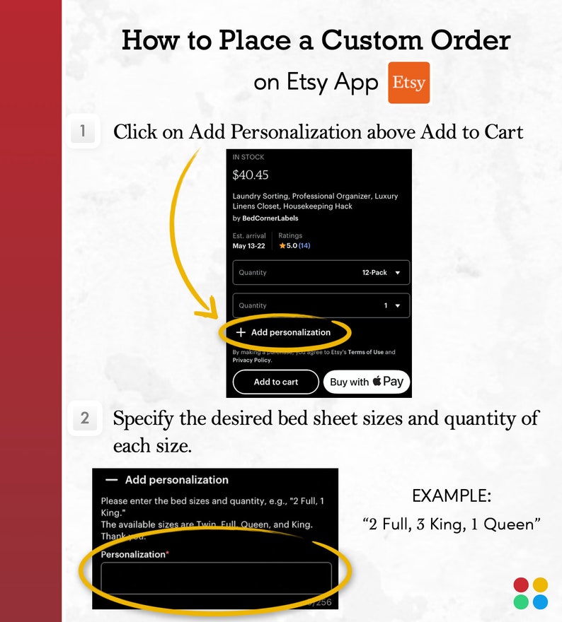 Bed Sheet Tags Easy Bed Making Labels for Bed Sheets Etsy