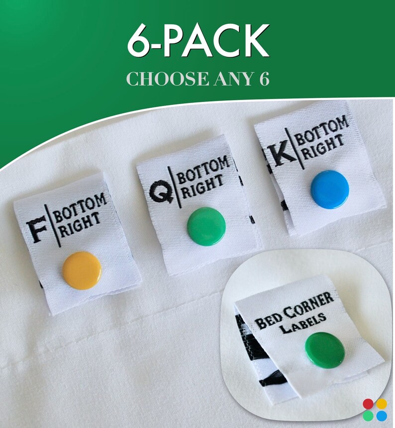 Bed Sheet Tags Easy Bed Making Labels for Bed Sheets Etsy