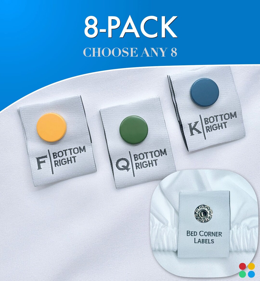 Labels for Bed Sheets, Hotel Housekeeping, Linen Closet Organization, Clean Home Bed Tag