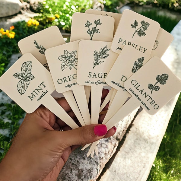 Garden Markers, Plant Markers, Raised Bed Garden Markers, Sets of 4, Set of 8, Herb Garden, Set of 12, Garden Decor, Best Seller