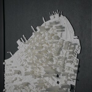 Lower Manhattan NYC | 3D City Map | 3D Buildings, Streets, and Topography | For Home Decor, housewarming gifts, office wall art