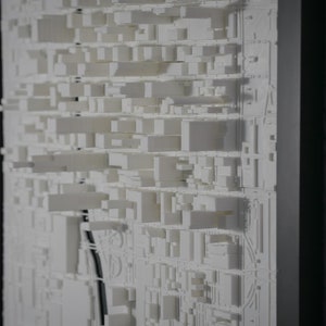 Chicago IL | 3D City Wall Art, 3D City Map | 3D Buildings, Streets, and Topography | For Home Decor, housewarming gifts, office wall art