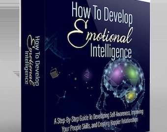 Come sviluppare l'intelligenza emotiva PowerPoint e PDF/Emotivo/Intelligenza/Empatia/Posto di lavoro/Libro/eBook/Miglioramento/Auto-aiuto/Istruzione/EQ
