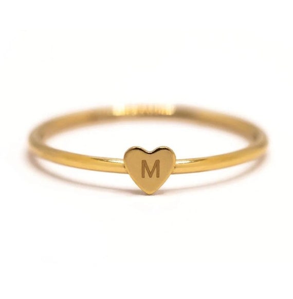 Amazon.com: MINONY Personalized Name Ring, Handwriting Custom Name Ring,  Dainty Gold Name Ring, Personalized Name Ring, Gift For Mom, Christmas Gift  (Gold, 4): Clothing, Shoes & Jewelry