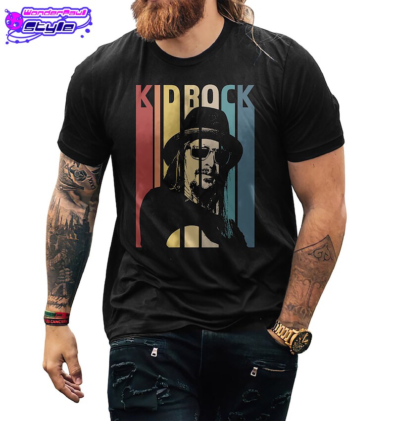 Kid Rock Retro Vintage Tshirt Kid Rock Tshirt Kid Rock Fan Etsy