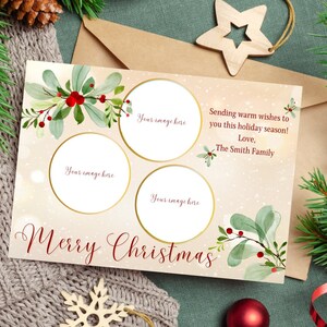 Christmas Card printable, Classic Christmas Card, Christmas Greeting Card, Printable Christmas Card, Family Christmas Card, Traditional