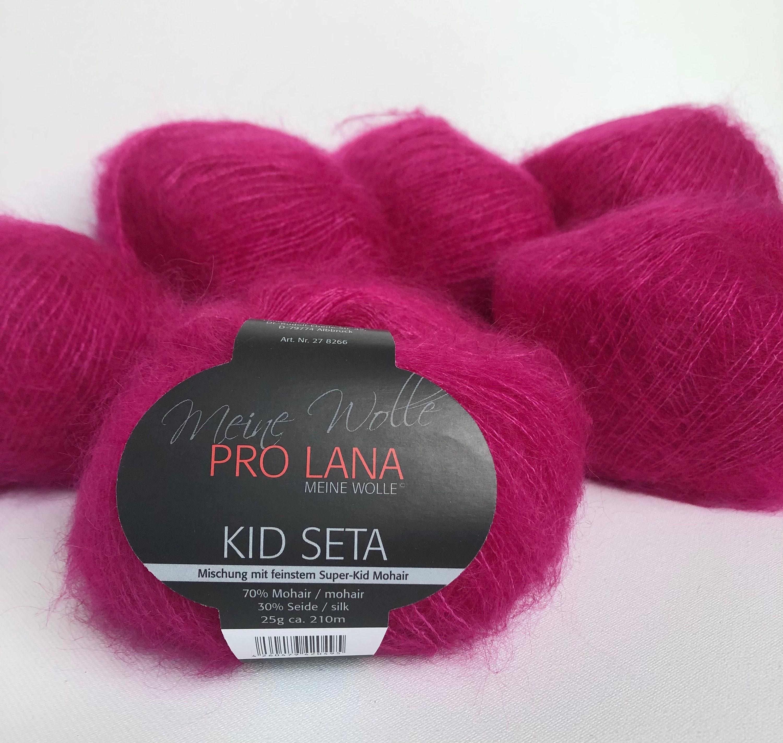 Lana Gatto Mohair Silk Yarn, Kidsilk, Lace Weight Yarn, Mohair and Silk  Blend, 25g 212 M 