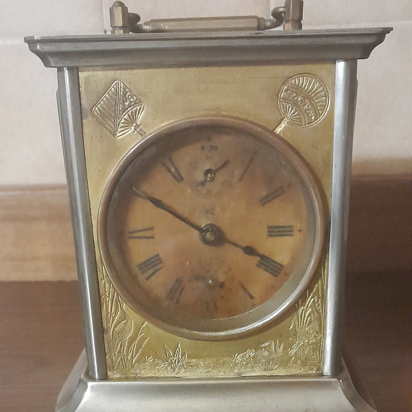 Horloge de table Seth Thomas « Mikado Lever ». 1896-1910 Jolie horloge à restaurer