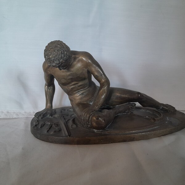 Bronze Sculpture ''The Dying Gaul'' from the Italian Grand Tour - collectable art