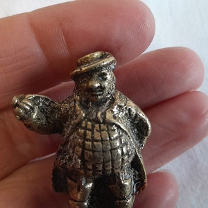 Tony Weller Brass Pipe Tamper or Mini Figure, Mr Pickwick