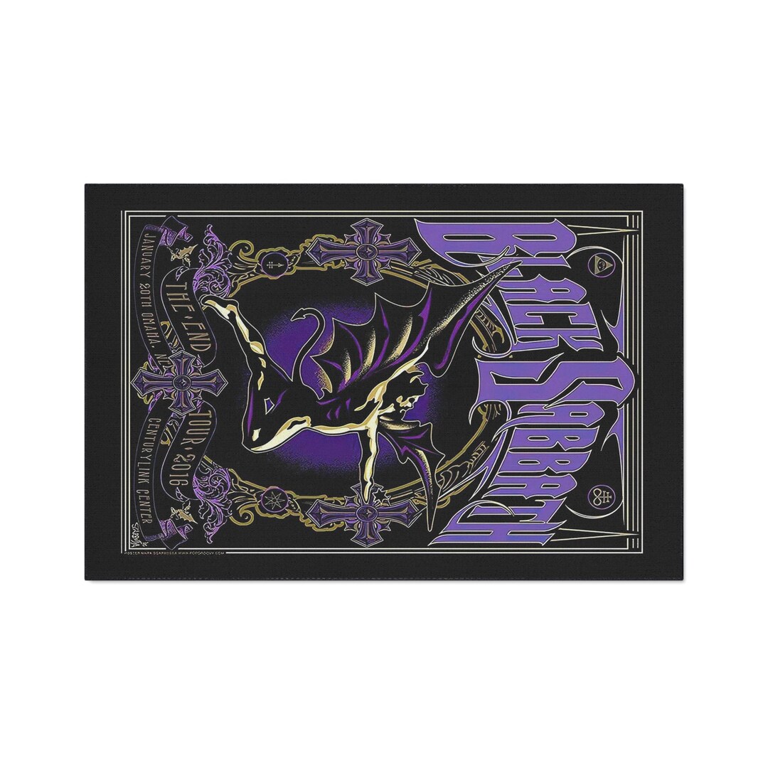 Sabbath Heavy Duty Floor Mat, Rock Music Home Decor, Durable Entrance ...