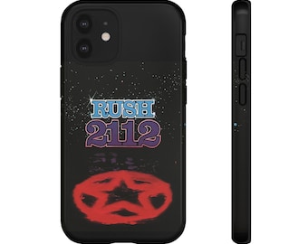 Rush 2112, Rock and Roll Phone Case, Tough Cases for Music Lovers, Vintage Rock Phone Cover, Gifts for Musicians, Concert Accessories