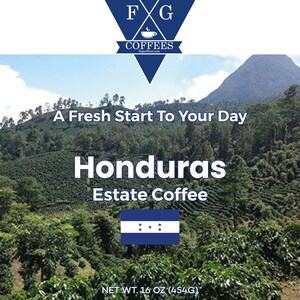 FNG Coffees-Honduras- Finca La Unica - Ground/Whole Bean/Espresso/Keurig- Regular -16 oz