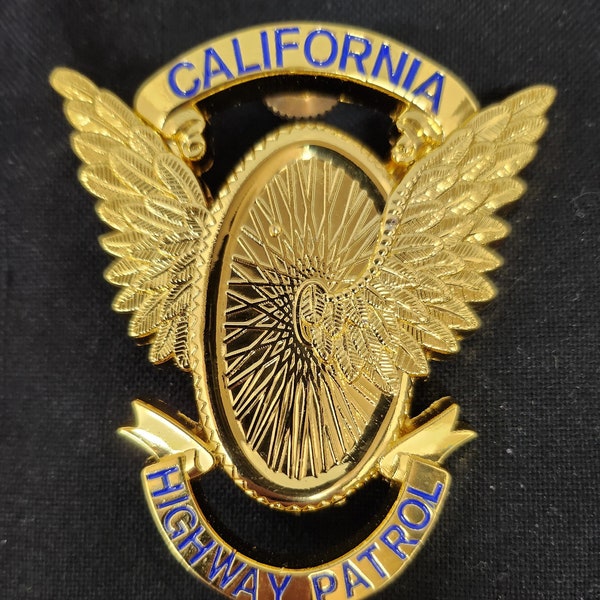 Pieza de gorra de la Patrulla de Caminos de California CHP