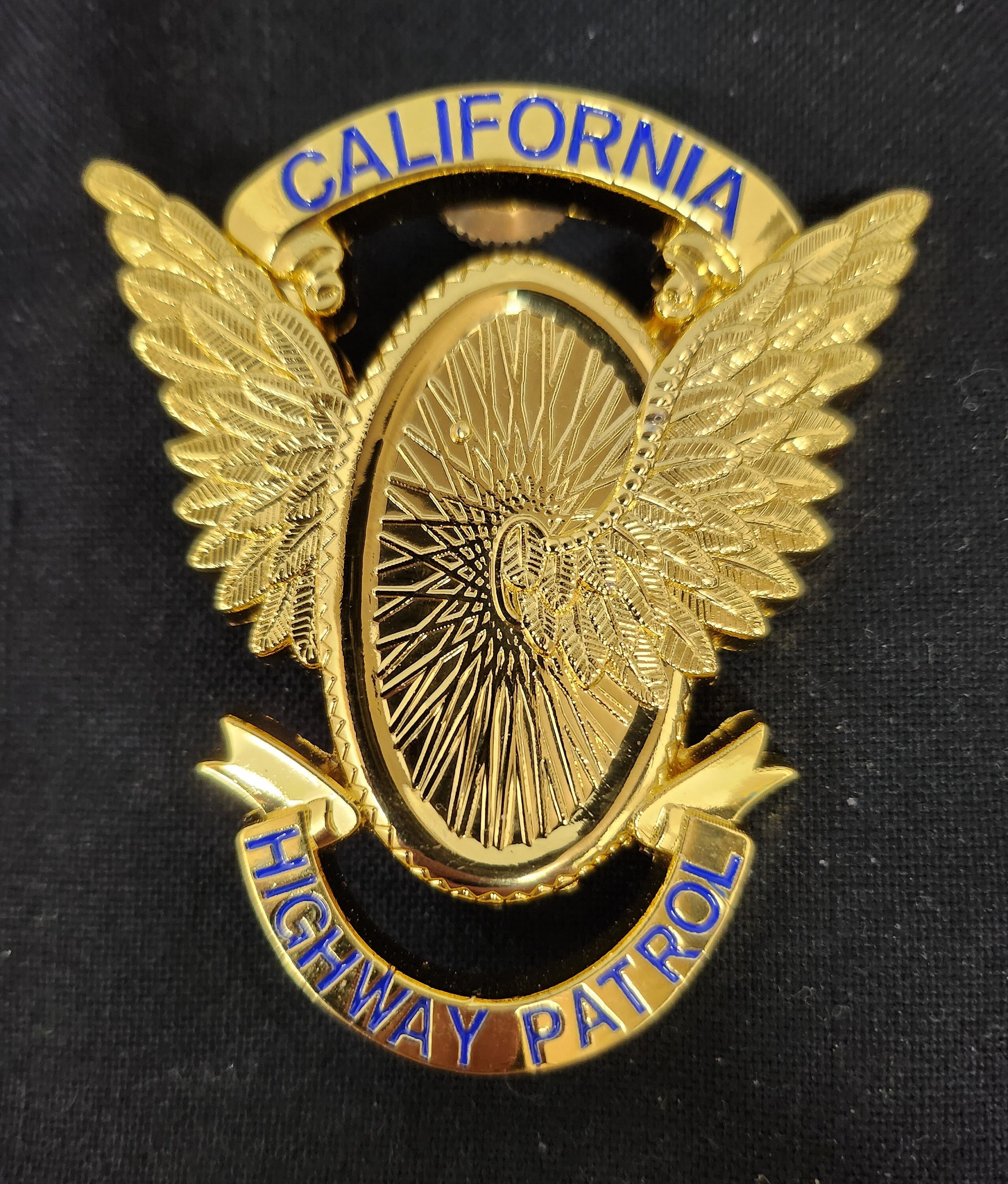 California Highway Patrol Cap Piece CHP Etsy