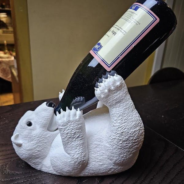 Polar Bear Wine Holder