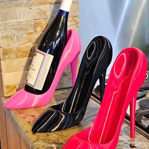 Stiletto High Heel Shoe Wine Holder