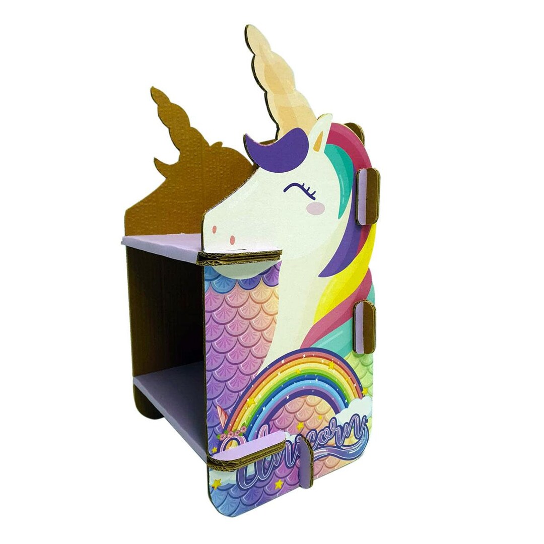 Montessori Unicorn Figured Bookshelf Etsy