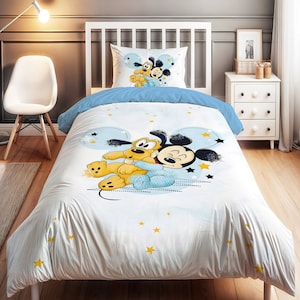 Mickey Mouse Bedding Etsy UK