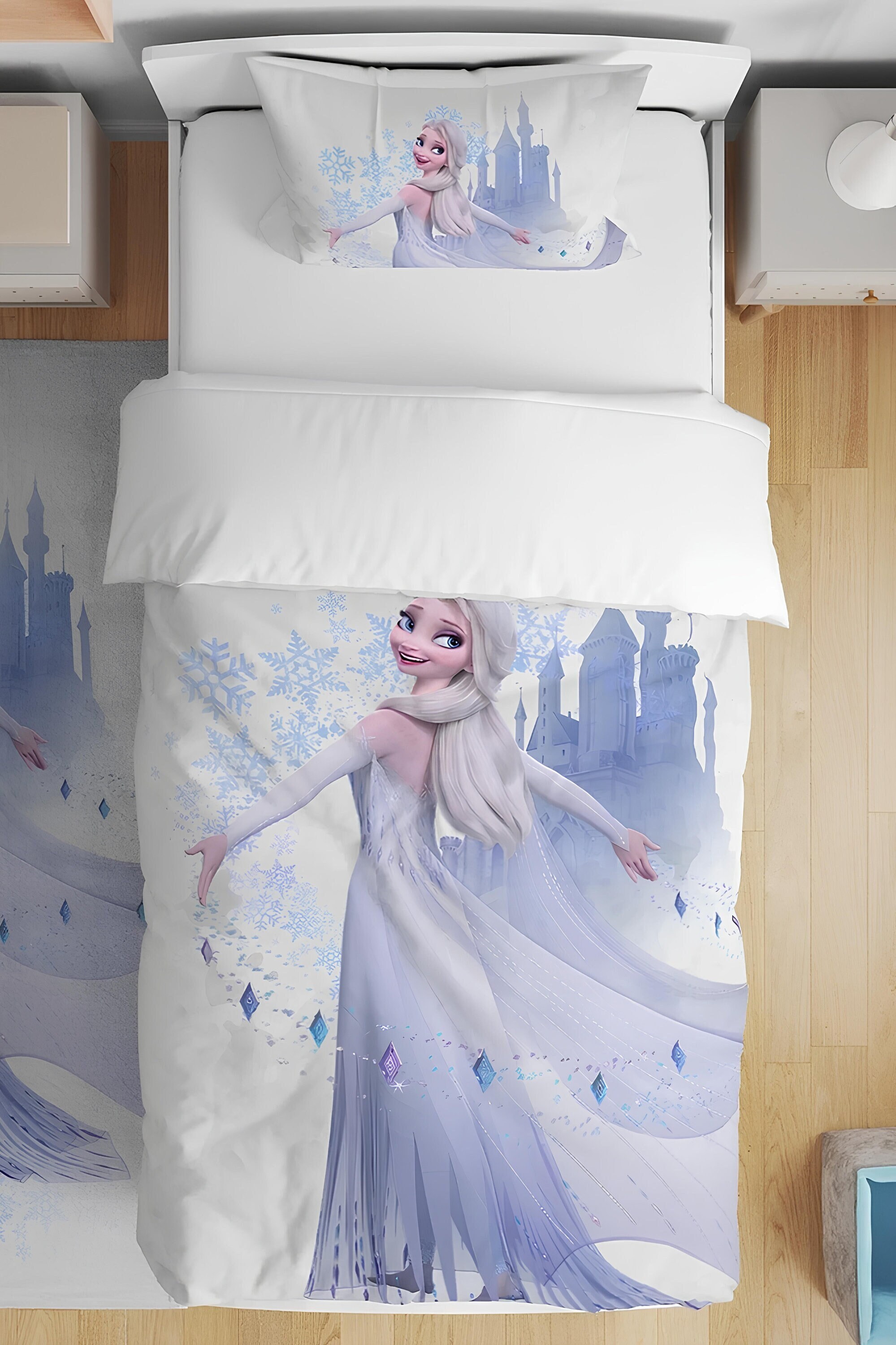 Snow Queen Elsa Inspiring Duvet Cover Set,elsa Duvet Cover Set,frozen ...
