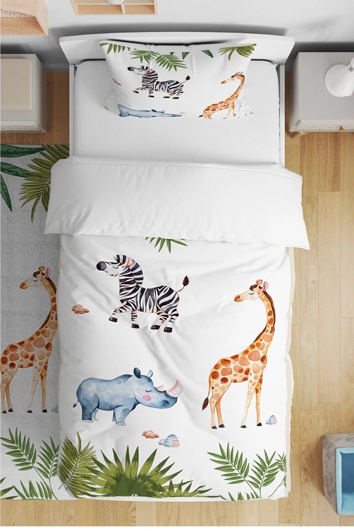 Baby Cotton Bedding,animal Bedding Set,children Bedding Set,single Baby Boy Bedding,duvet Cover