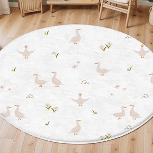 Enten-Jagdteppich, Babyzimmer Dekor, Enten-Kinderzimmer-Dekor, Enten-Kinderzimmer-Dekor, Jagd-Thema Baby-Kinderzimmer-Wolldecke, Baby-Teppich, rutschfester Aktivitätsteppich, waschbarer Kinderteppich