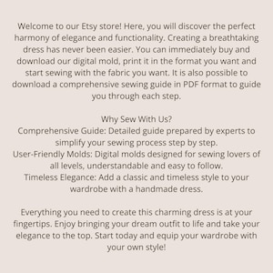Cartmel Check Maxi Dress, PDF Sewing Pattern, Digital Sewing, Women Sewing Summer Dress, Suitable For Us Letter-A4-A0 Format image 5